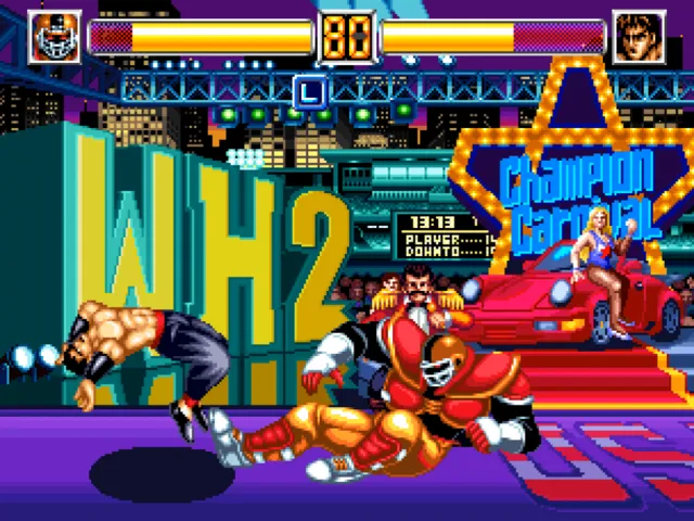 Backdrop artwork for World Heroes 2 Jet