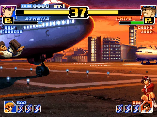 Backdrop artwork for The King of Fighters '99: Millennium Battle