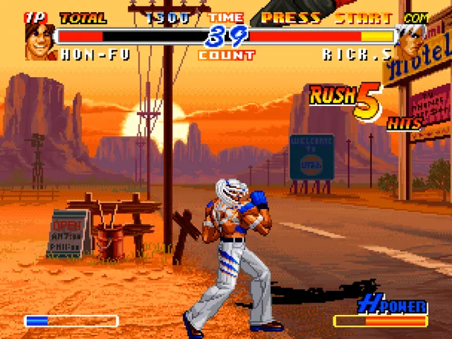 Backdrop artwork for Real Bout Fatal Fury 2: The Newcomers