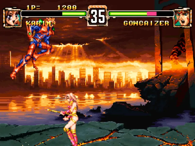Backdrop artwork for Voltage Fighter Gowcaizer