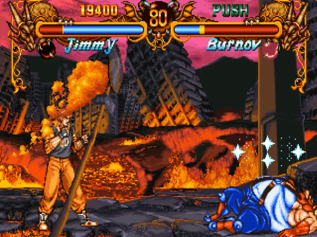 Backdrop artwork for Double Dragon