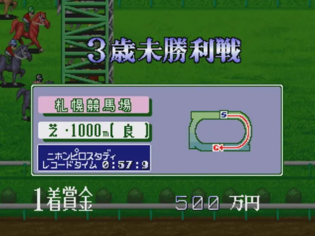 Backdrop artwork for Stakes Winner: GI Kanzen Seiha Heno Machi