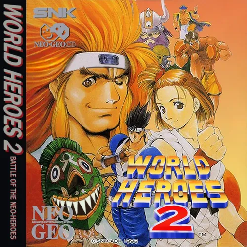 World Heroes 2 box back