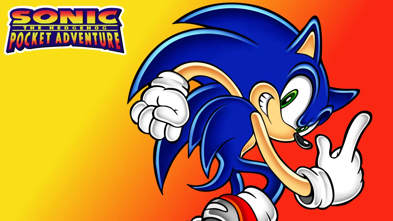 Backdrop artwork for Sonic the Hedgehog Pocket Adventure