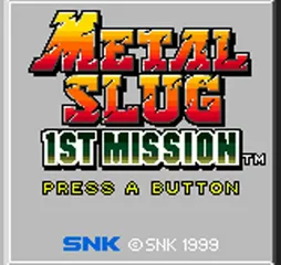 Metal Slug: 1st Mission screenshot