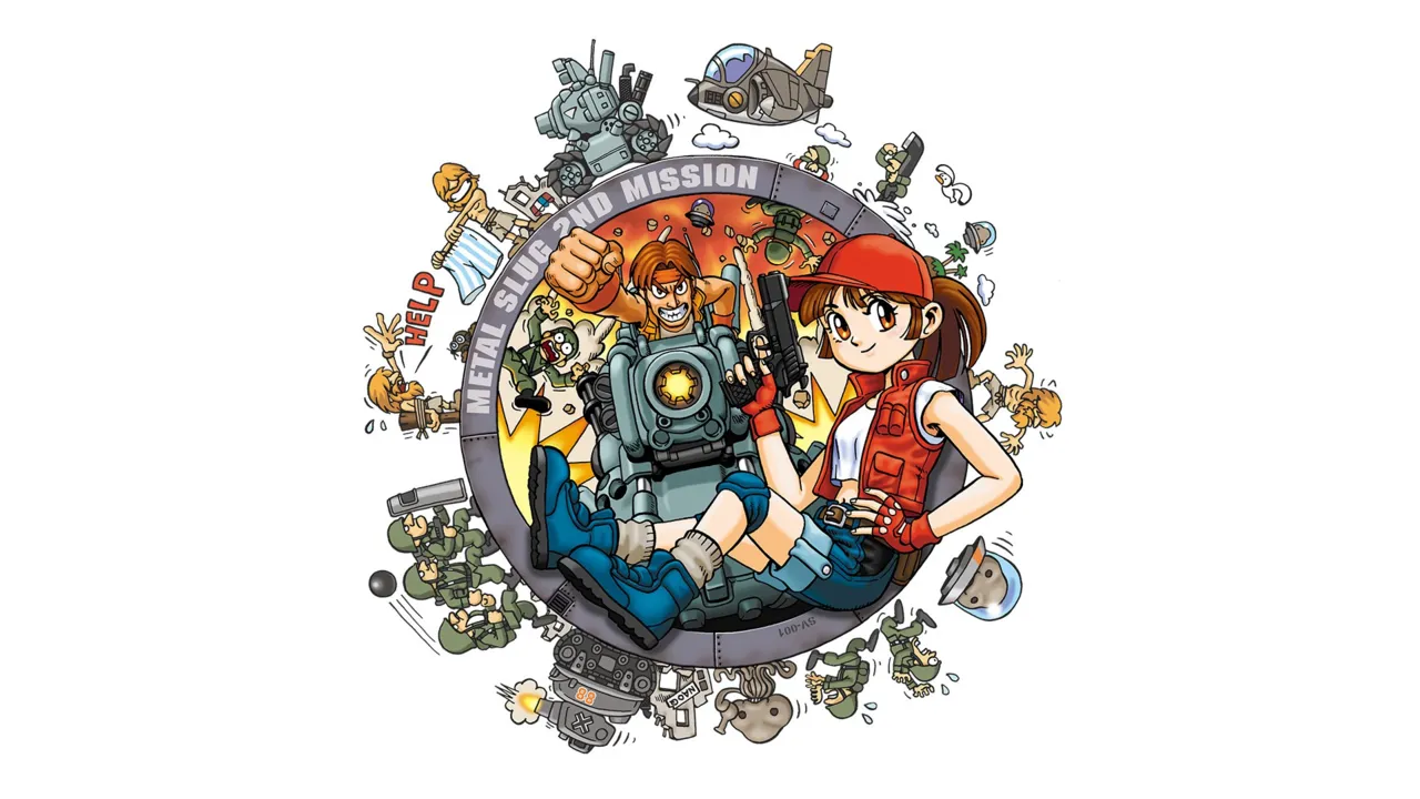 Backdrop artwork for Metal Slug: 2nd Mission