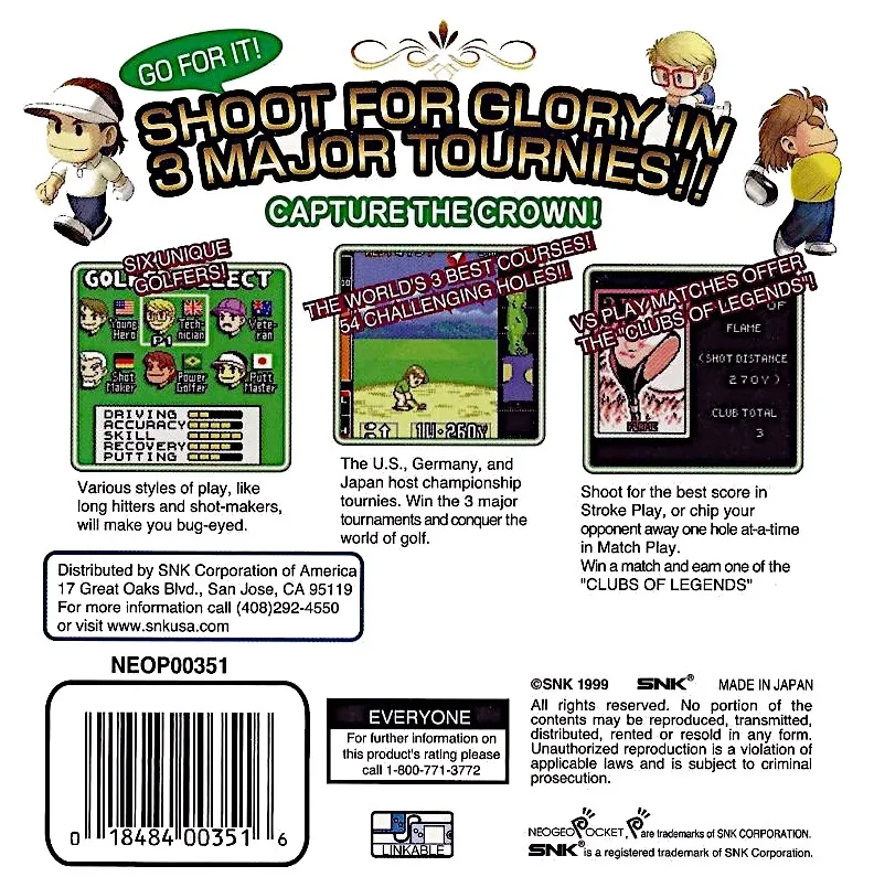 Neo Turf Masters box back