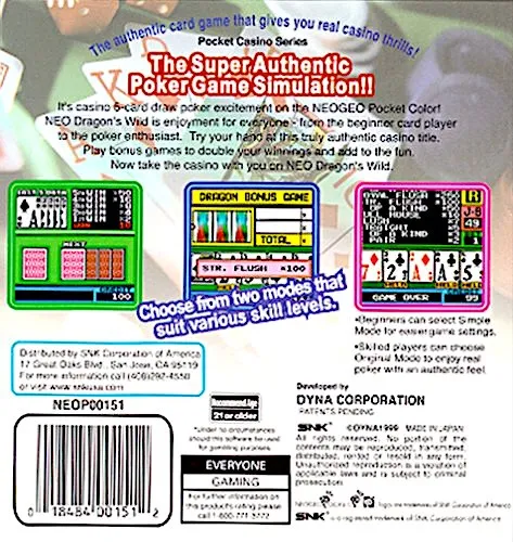 Neo Dragon's Wild box back