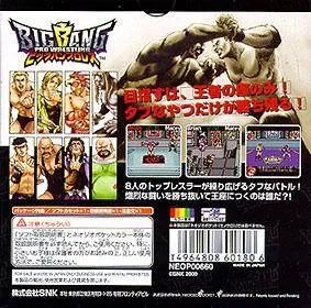 Big Bang Pro Wrestling box back