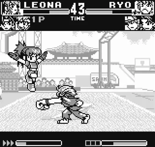Backdrop artwork for The King of Fighters R-1: Pocket Fighting Series