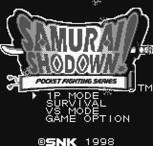 Samurai Shodown!: Pocket Fighting Series screenshot