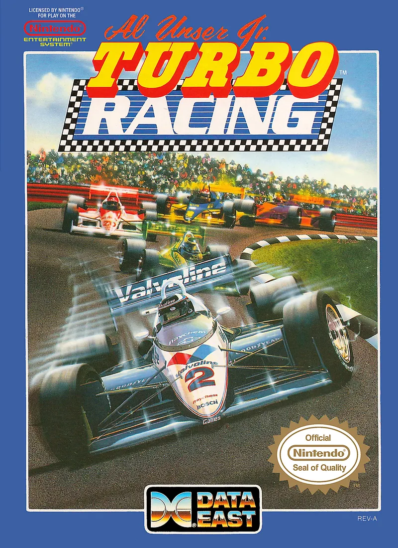 Al Unser Jr. Turbo Racing box art