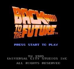Back to the Future screenshot