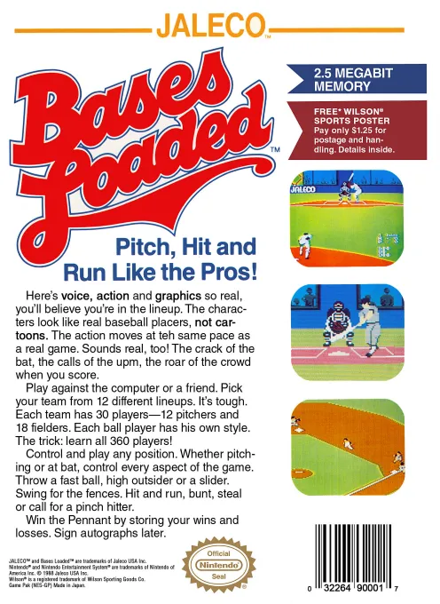 Bases Loaded box back