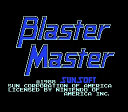 Blaster Master screenshot