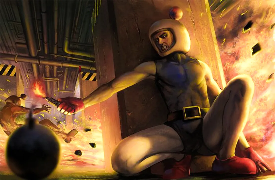 Backdrop artwork for Bomberman