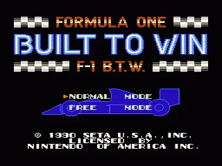 Formula One: Built to Win screenshot