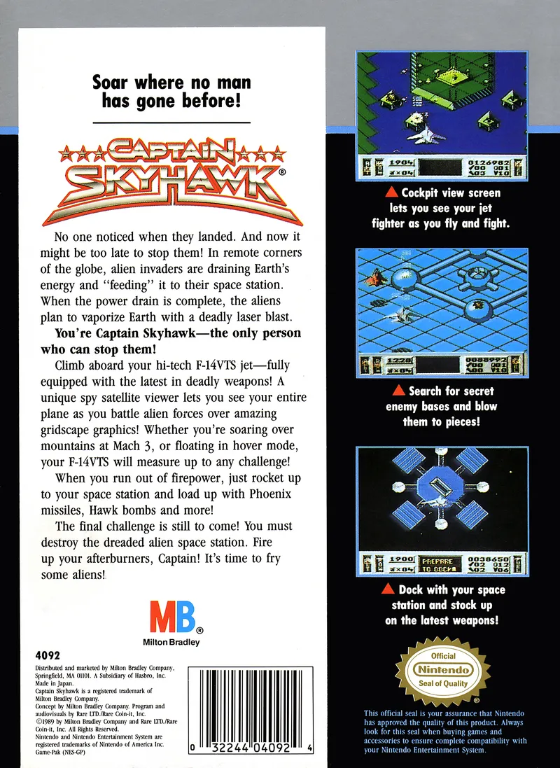 Captain Skyhawk box back