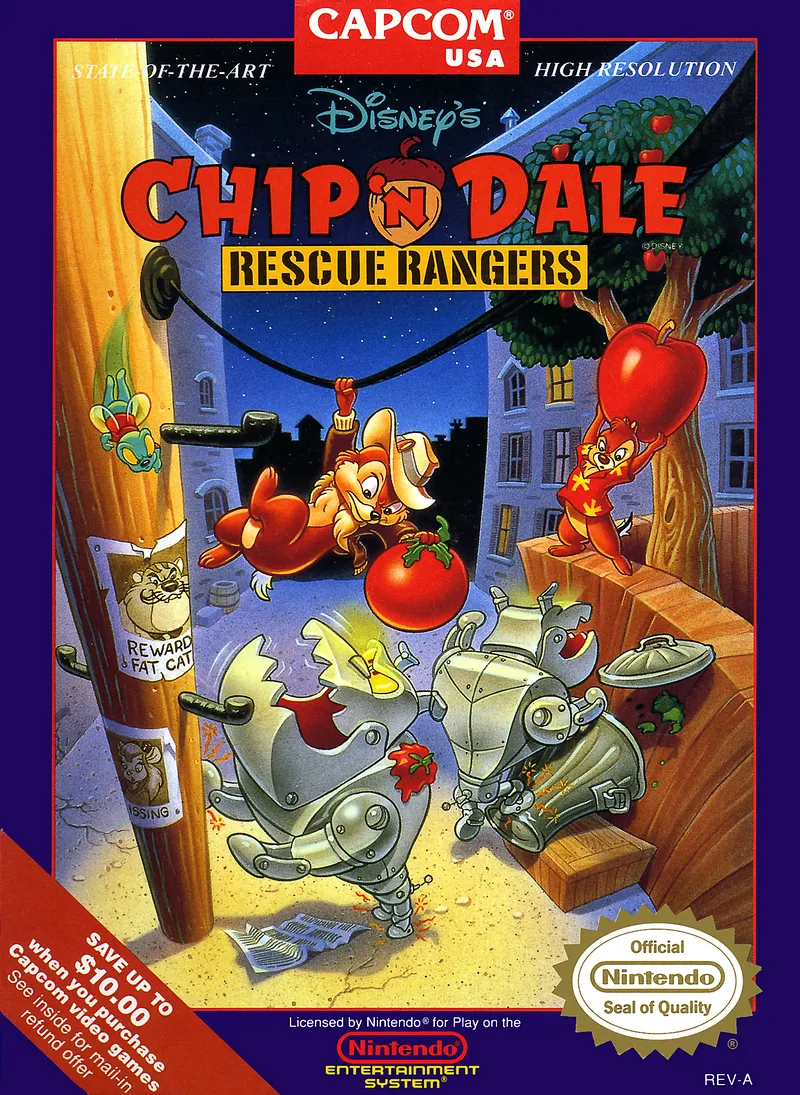 Chip 'N Dale Rescue Rangers box art