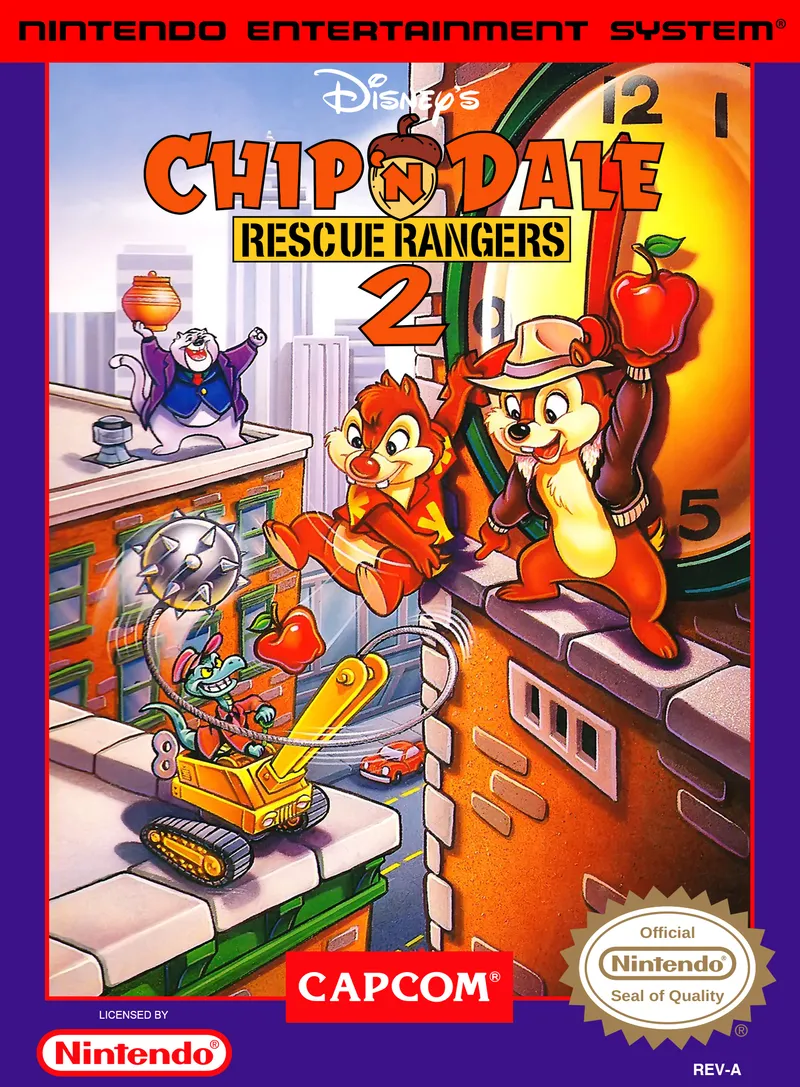 Chip 'N Dale Rescue Rangers 2 box art