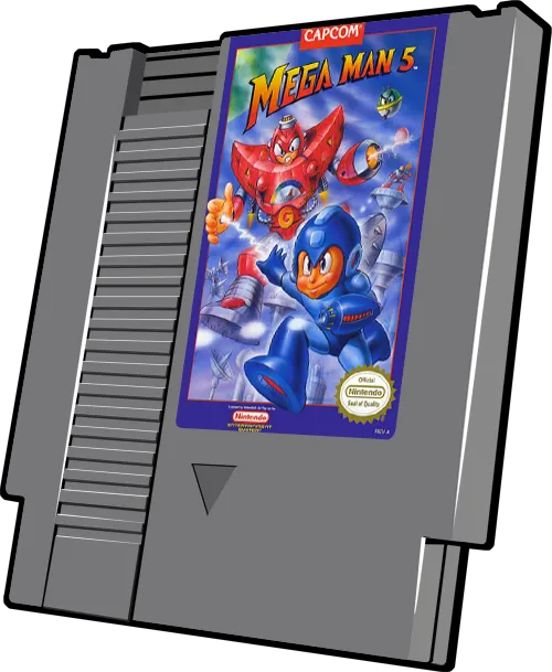 Mega Man 5 cart
