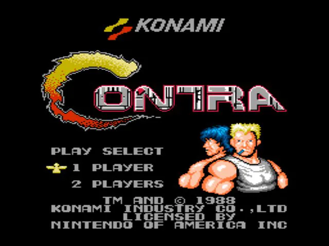 Contra screenshot