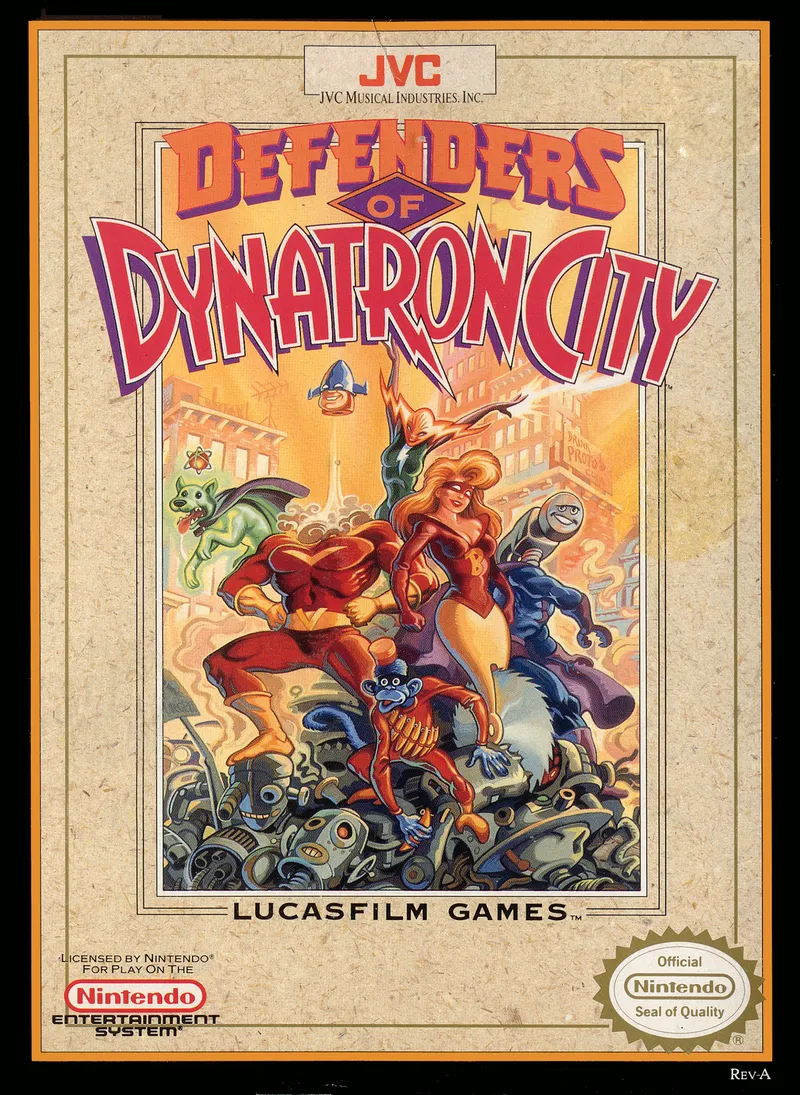 Defenders of Dynatron City box art