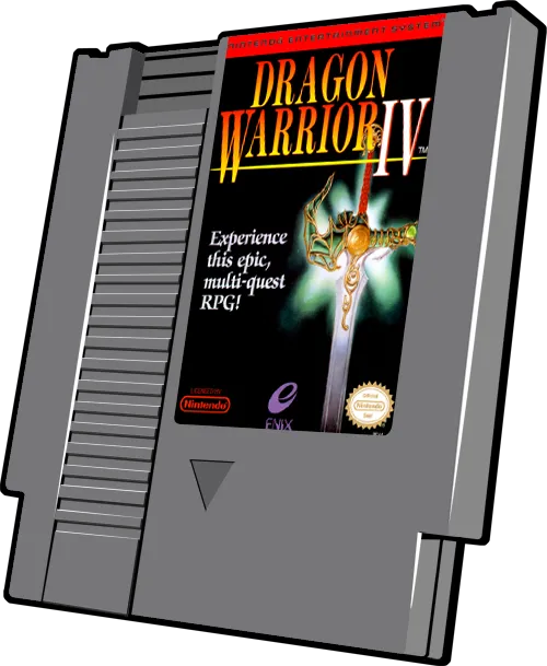 Dragon Warrior IV cart