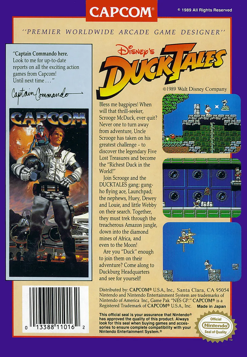 DuckTales box back