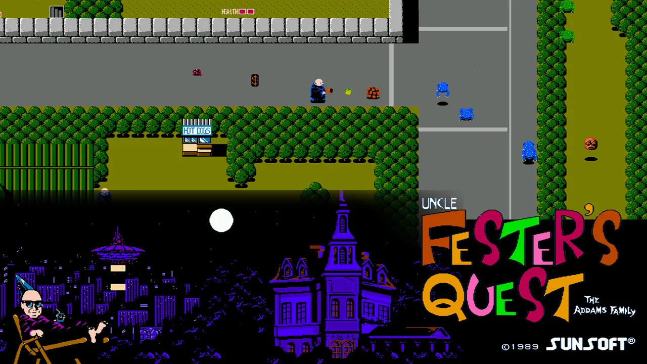 Backdrop artwork for Fester's Quest