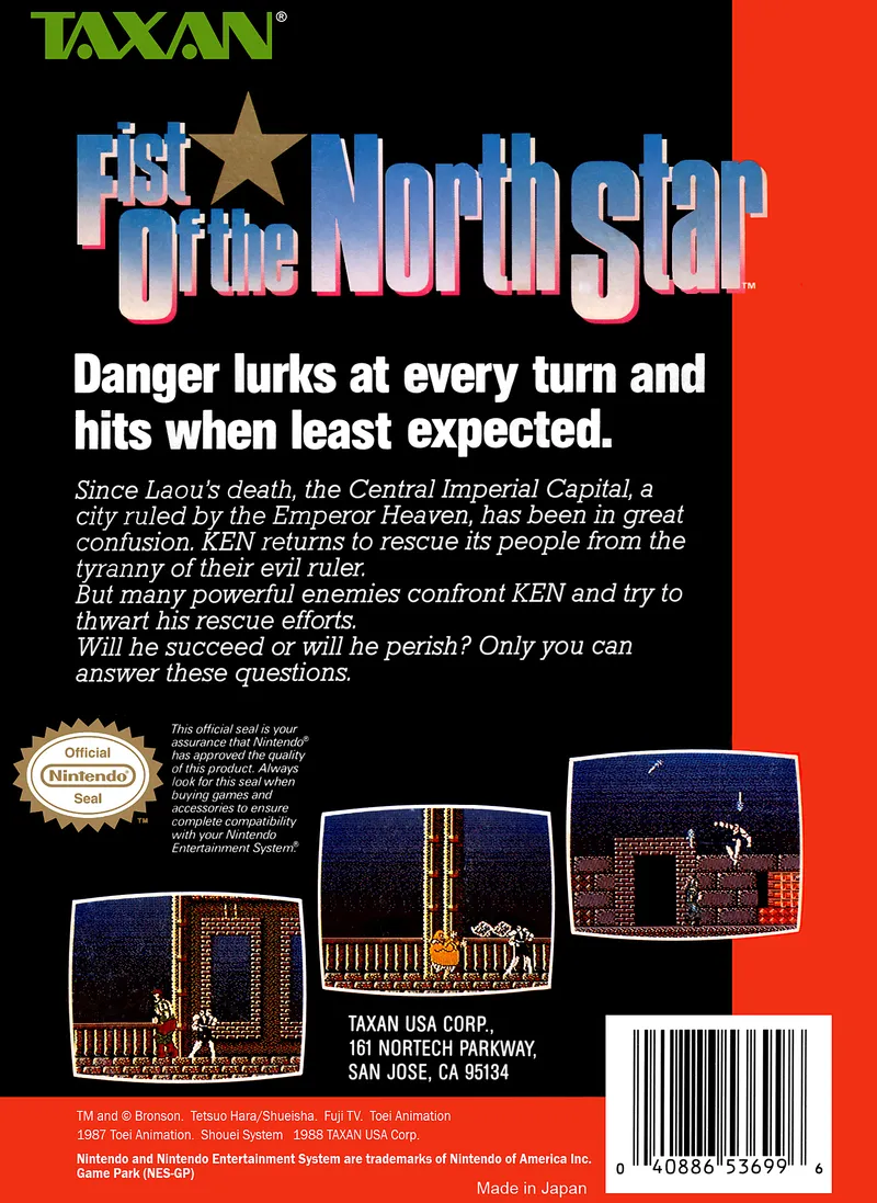 Fist of the North Star box back