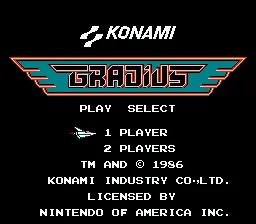 Gradius screenshot