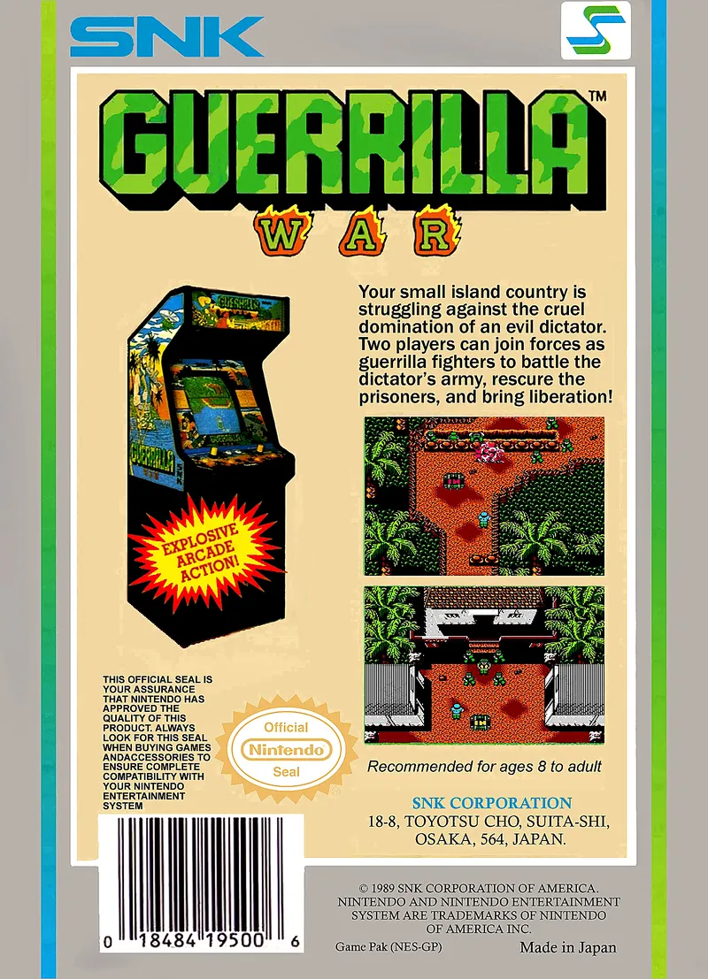 Guerrilla War box back