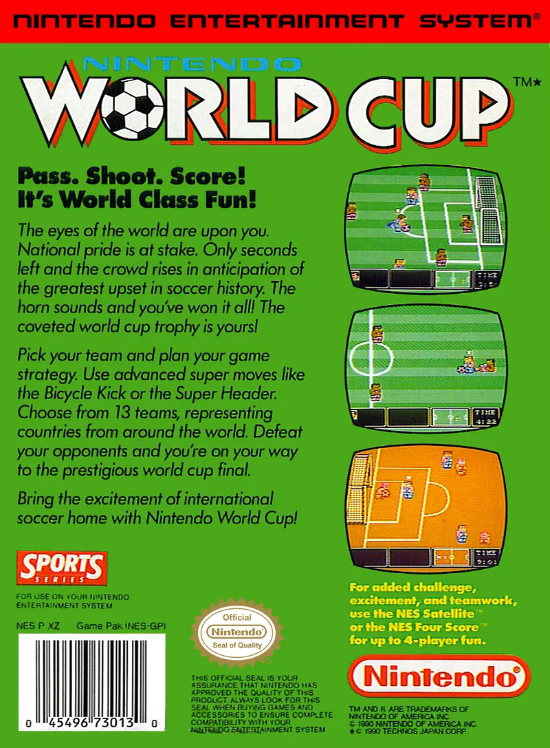 Nintendo World Cup box back