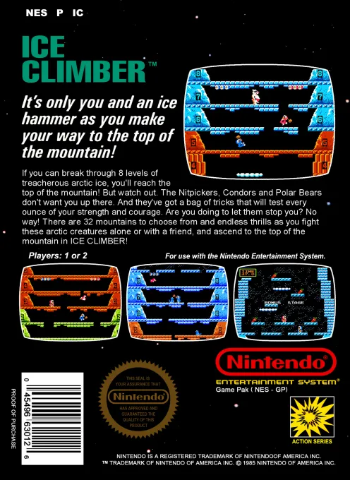 Ice Climber box back