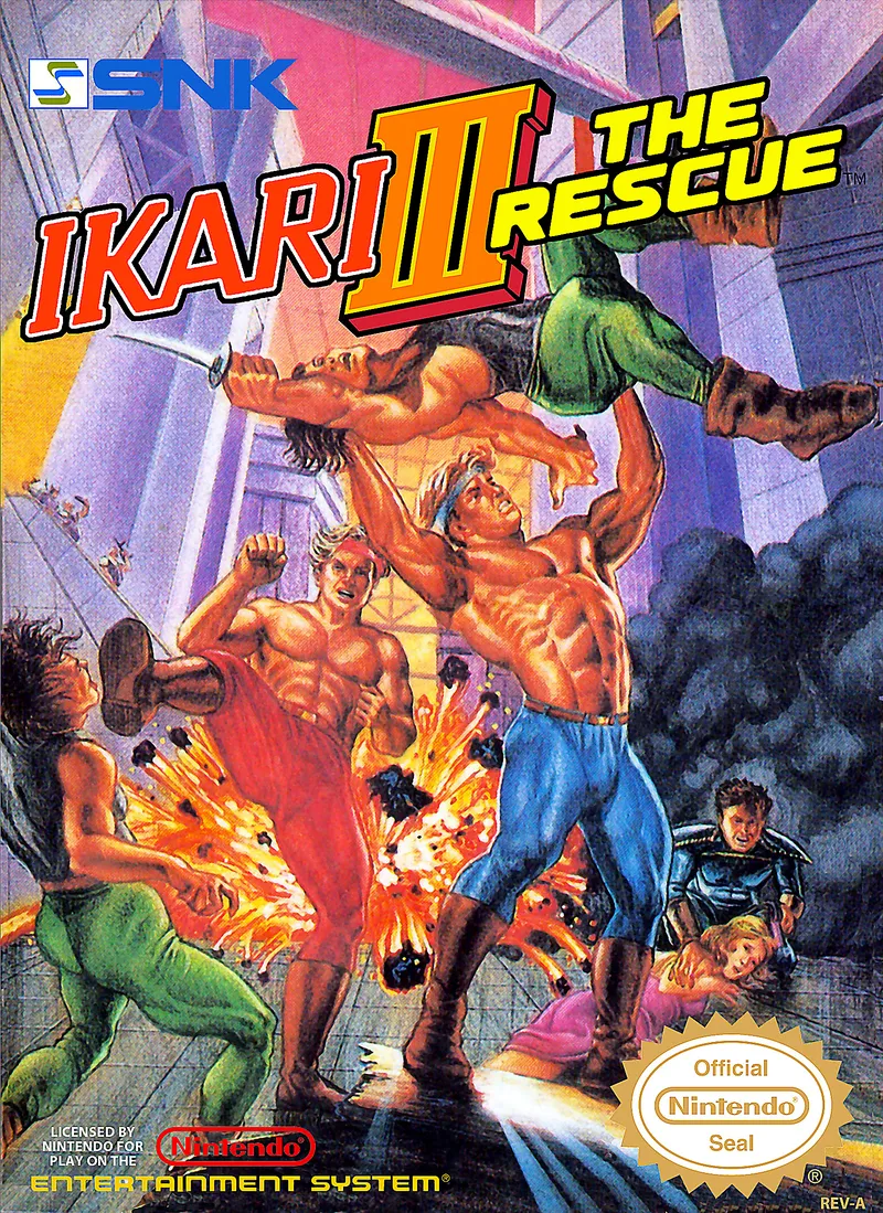 Ikari III: The Rescue box art