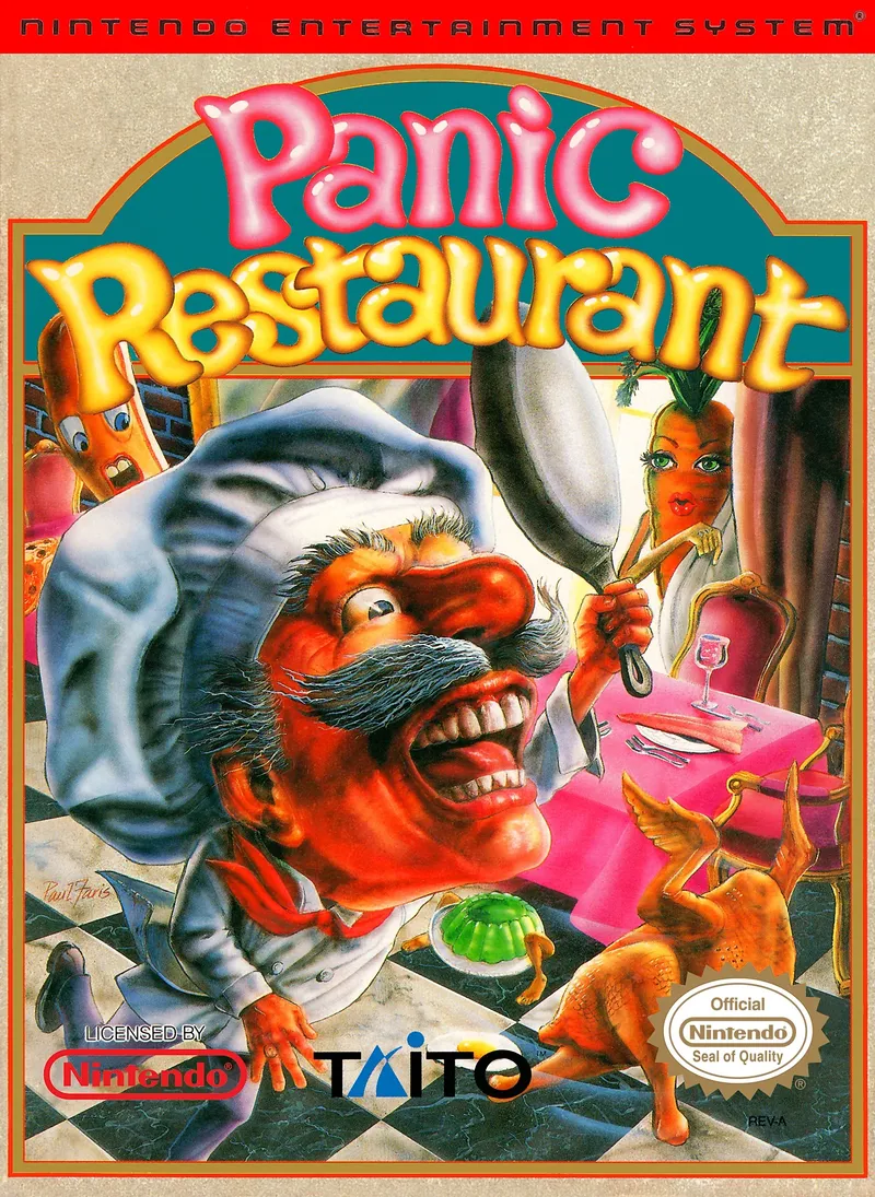 Panic Restaurant box art