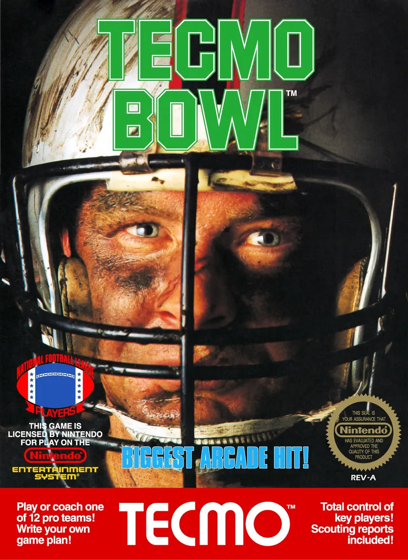 Tecmo Bowl box art