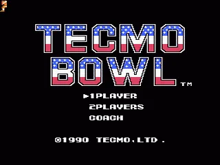 Tecmo Bowl screenshot