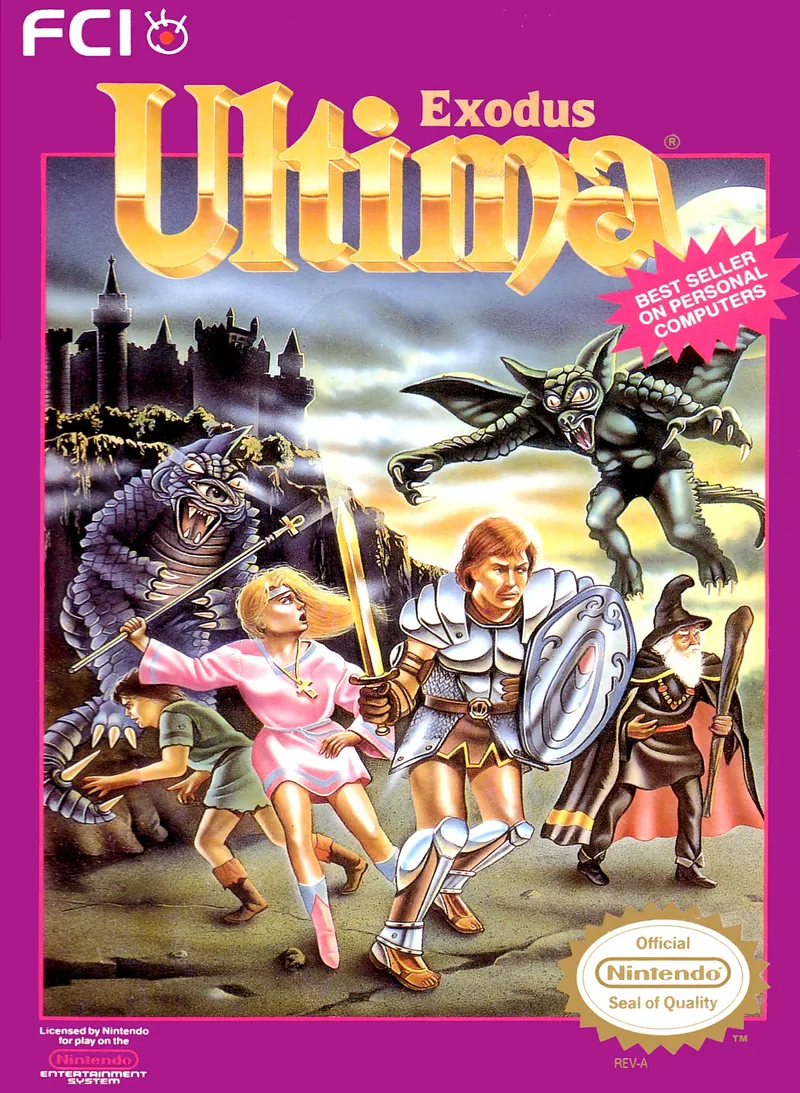 Ultima: Exodus box art