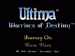 Ultima: Warriors of Destiny screenshot