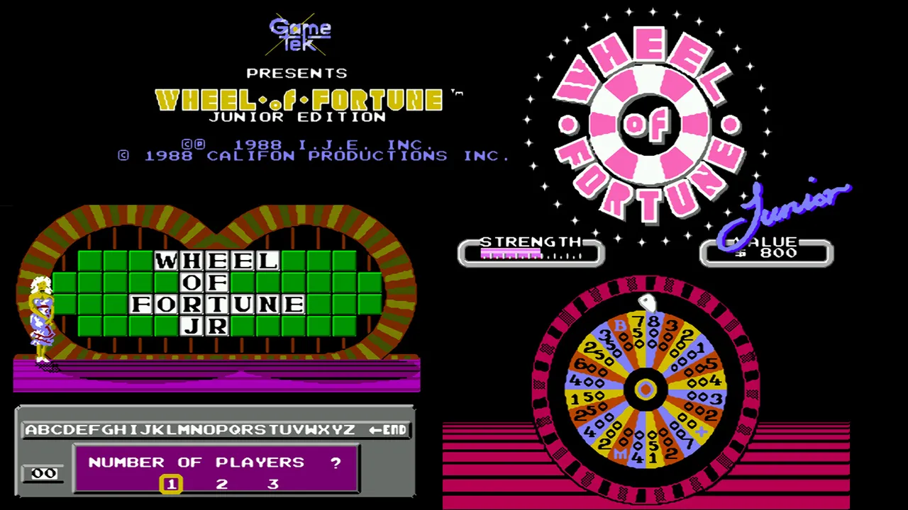 Backdrop artwork for Wheel of Fortune: Junior Edition