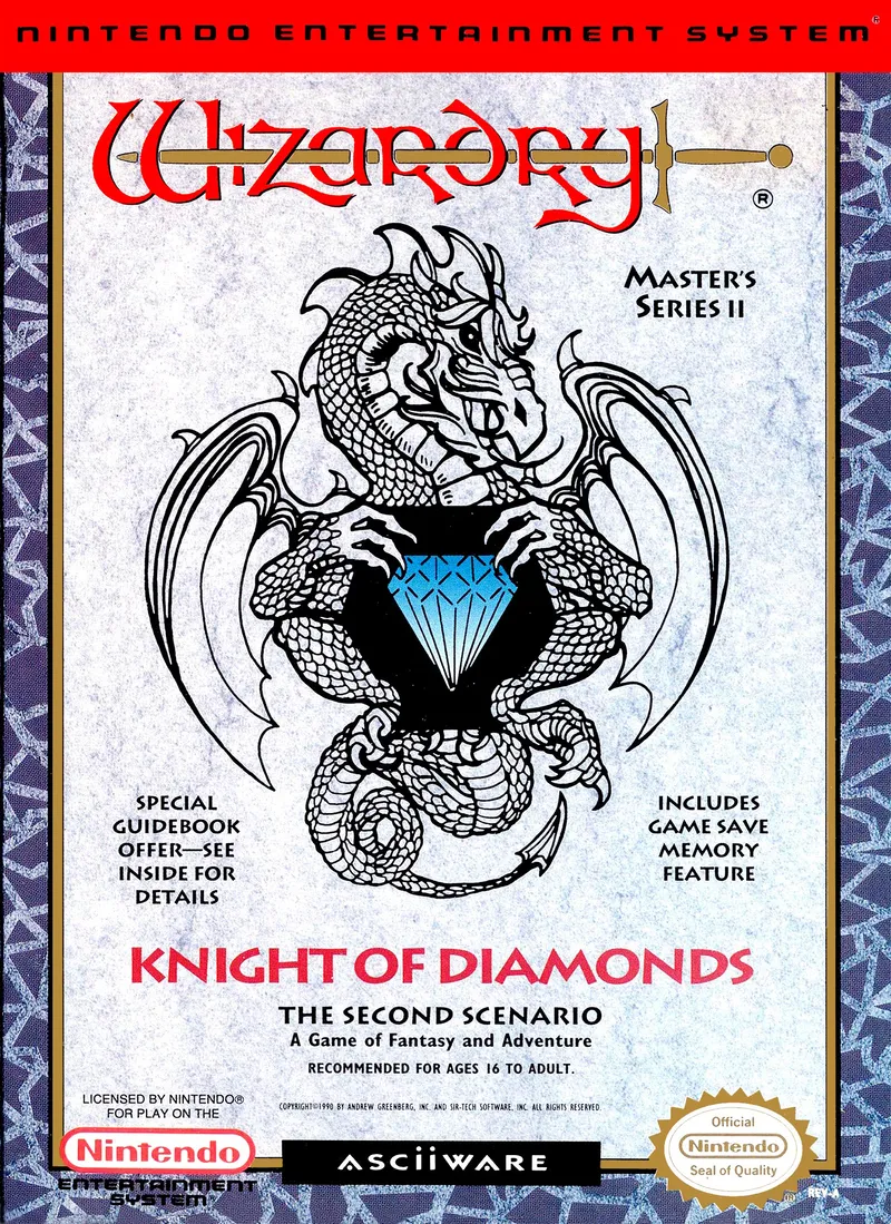 Wizardry: Knight of Diamonds : The Second Scenario box art