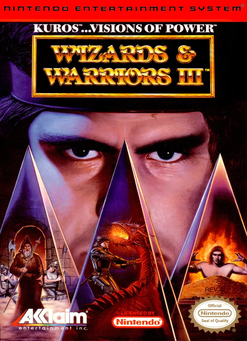 Wizards & Warriors III: Kuros ...Visions of Power box art