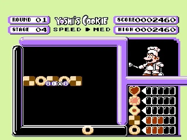 Backdrop artwork for Yoshi's Cookie