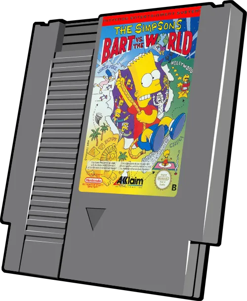 The Simpsons: Bart vs. the World cart