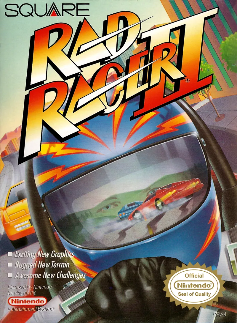 Rad Racer II box art