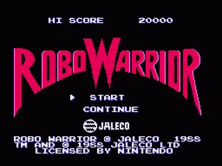 Robo Warrior screenshot