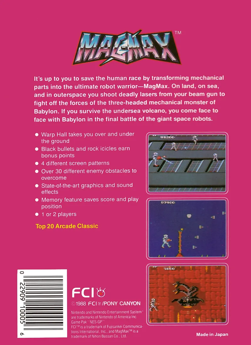 MagMax box back