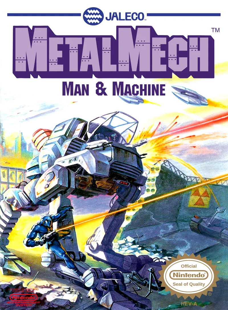 Metal Mech: Man & Machine box art